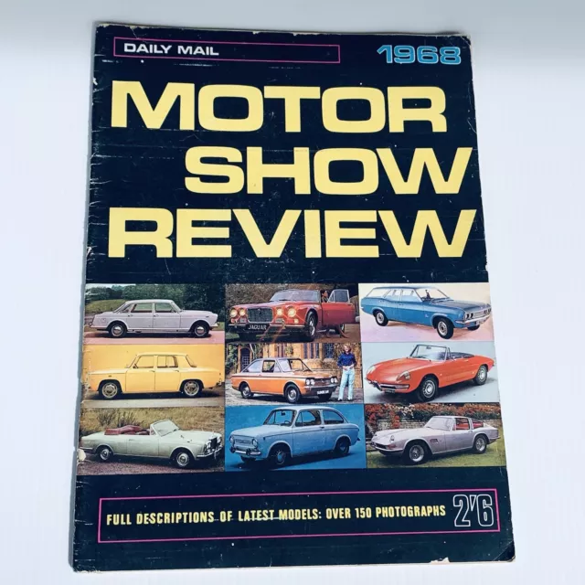 Daily Mail Motor Show Review 1968 Published Annually Assoc Newspapers London