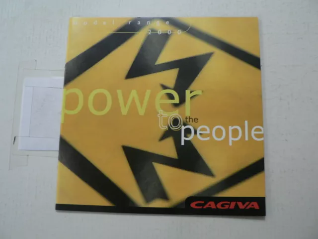 D252 Brochure Cagiva 2000 All Models English, Italian 22 Pages