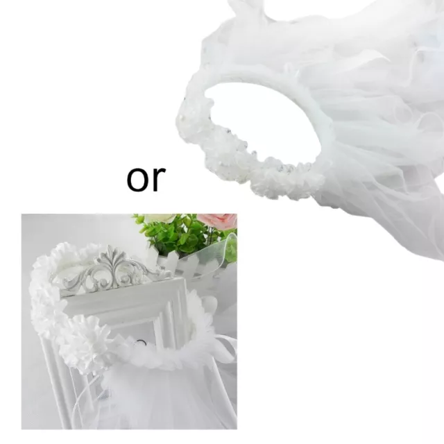 Flower Crown Wedding Veil Bohemian Wreath Hairband Party Floral Hair Accessories