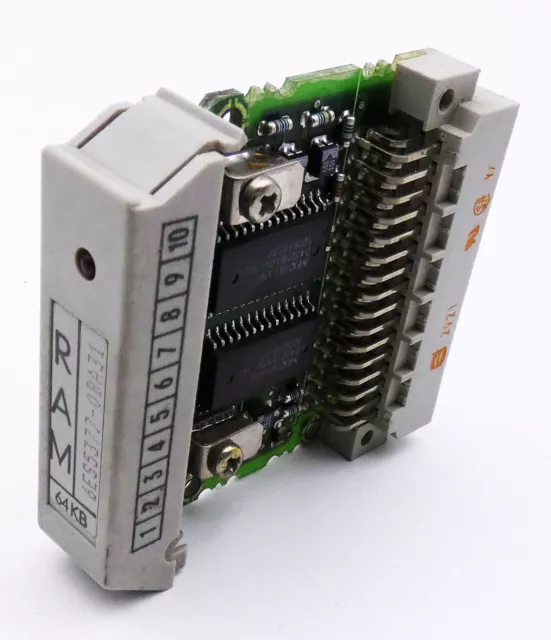 Siemens Simatic S5 65377-0BA31 6ES5 377-0BA31 Supporto elettrico: 02 modulo memoria -usato-