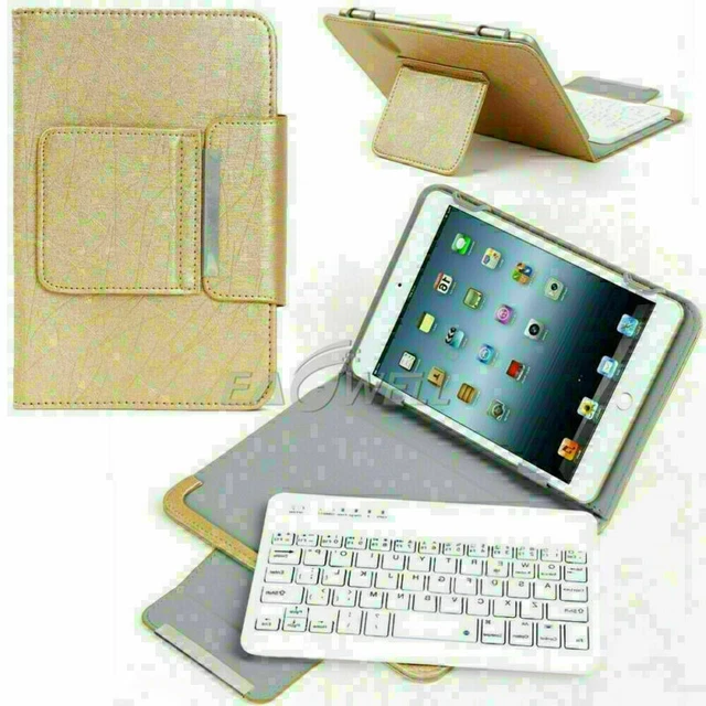 For Amazon Kindle Fire 7 HD 8 10 Universal Leather Folio Keyboard Case Cover US