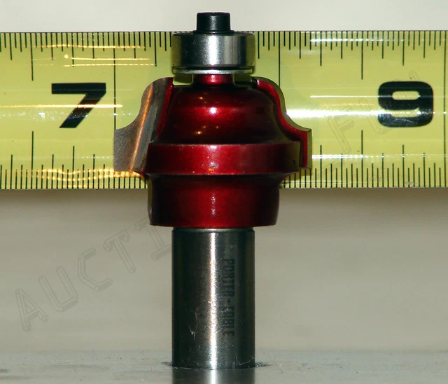 Porter Cable 1/4" Double Roman Ogee Carbide Router Bit - Model 43763PC, 3/4" New