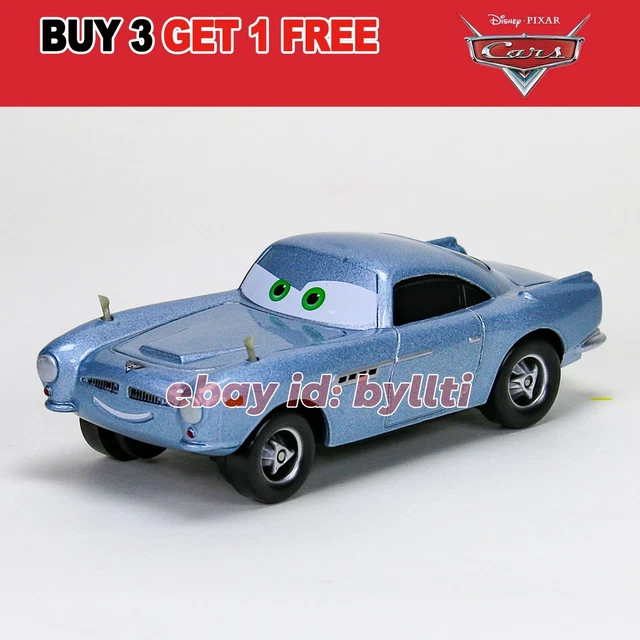 MATTEL DISNEY PIXAR Cars 2 Finn McMissile 1:55 Diecast Car Toy, NEW ...