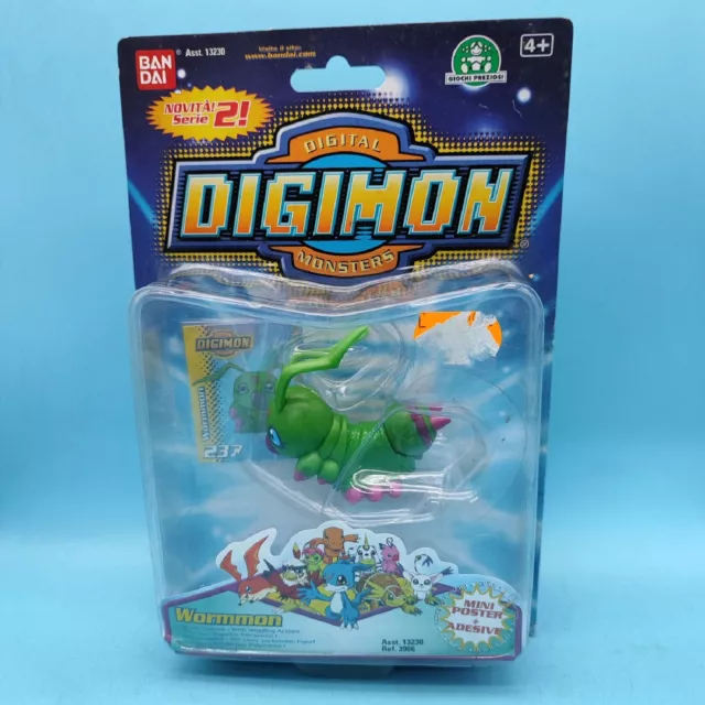 Digimon Season Digital Monsters WORMMON Figura BANDAI