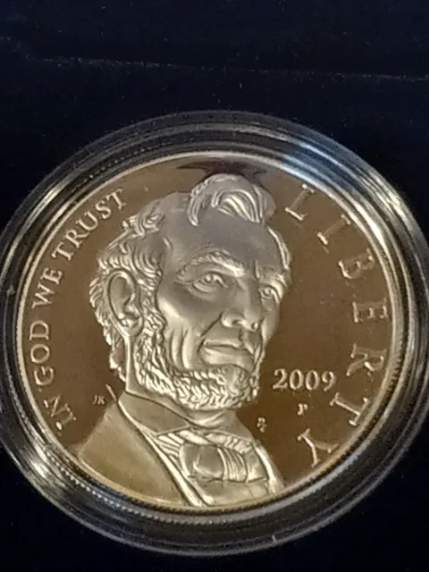 2009-P PROOF Abraham Lincoln Commemorative Silver Dollar 90% Silver w/ Box & COA