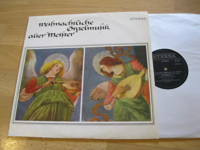 LP Dietrich W. Prost Weihnachtliche Orgelmusik Vinyl Eterna DDR 8 25 497