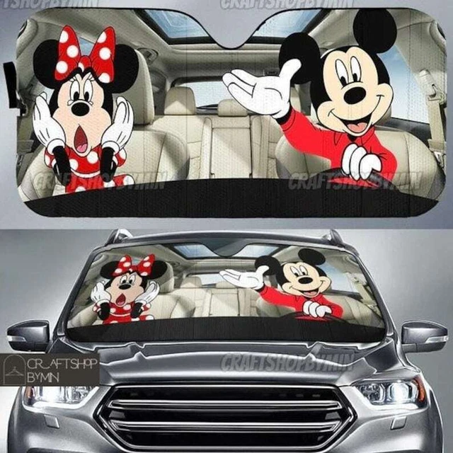 Minnie Mouse Auto-Seitenscheibenrollos - Sonnenschutz Für Kinder (1 Paar)