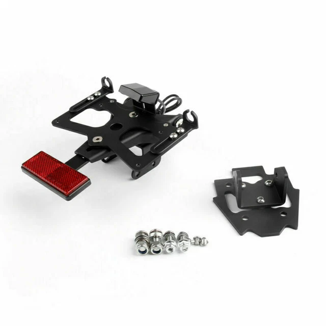 License Plate Holder Lumière Support De Plaque Pour Suzuki GSXR1000 2015-16 E3