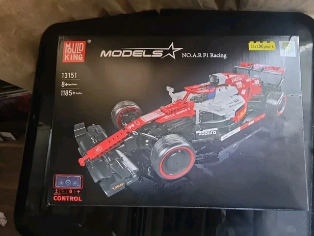 Mould King 27070 Technic Racing Car Brick Set di mattoncini per auto sportive CC850 con scatola espositiva in acrilico Regalo per adulti e adolescenti (388 pezzi
