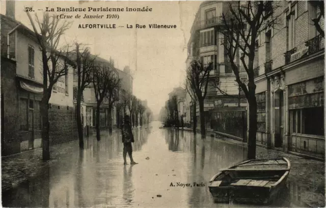 CPA AK ALFORTVILLE La Rue VILLENEUVE (671738)