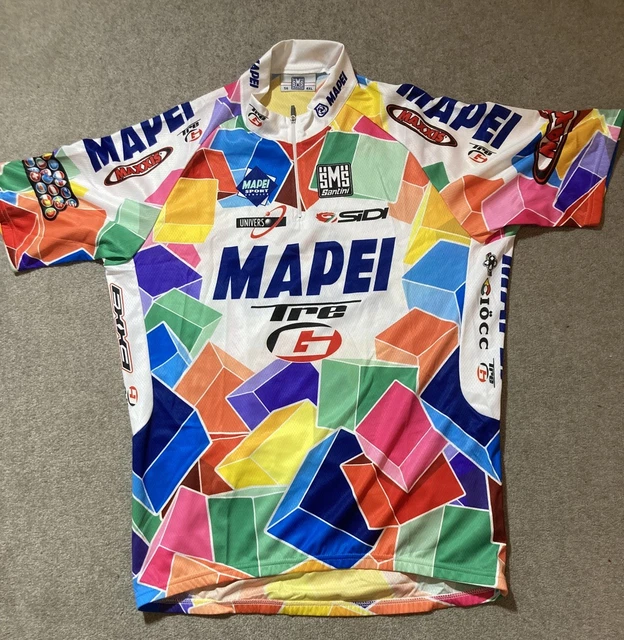 Bavoir Et Short Cyclisme Mapei Santini Vintage – Années 90, Collection Rétro Cycliste