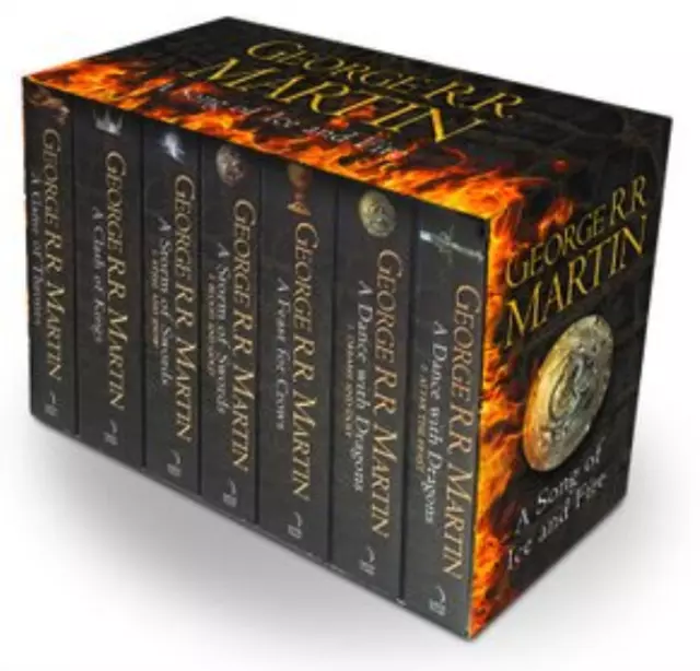 NEW Game of Thrones Song of Ice & Fire 7 Books Collection Collectable Gift Set!