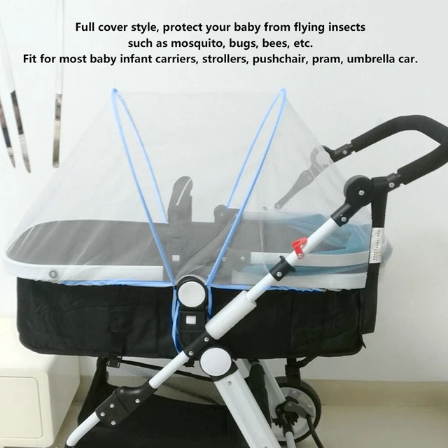 HD Portable Full Cover Fly Insect Protection Mosquito Net For Pushchair Infant M