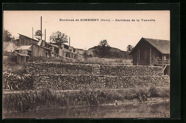 CPA Corbigny, Carrières de la Vanvelle