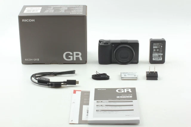 【TOP MINT IN BOX】 Ricoh GR III 24.2MP APS-C Compact Digital Black Camera Japan 2