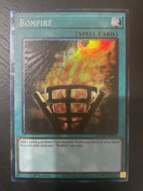 Bonfire 1st Edition Collector’s Rare NM (MZMI-EN016) Yu-Gi-Oh!