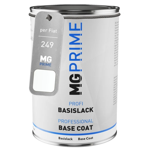 Vernice per auto Barattolo per Fiat 249 Bianco Ducato Blanc Gelato 1,0L