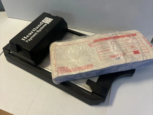 Addressograph Manual Credit Card Imprinter Flatbed Model 4850 with Receipts, New