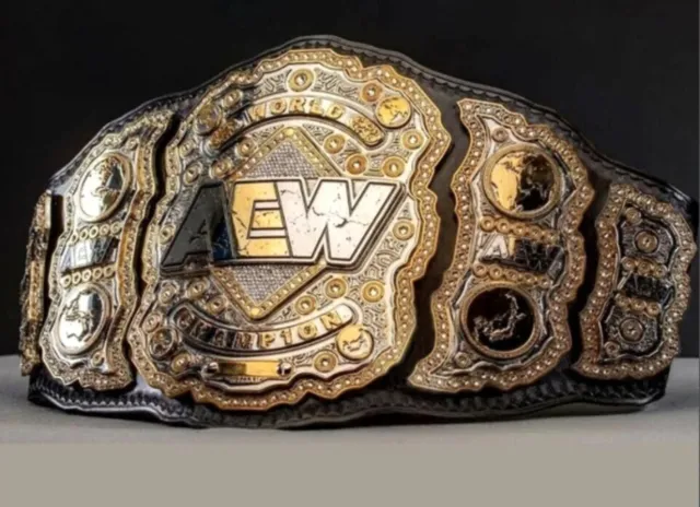 New Aew Heavyweight Championship Belt 4Mm 3 Layer Zinc Belt With Customized Name
