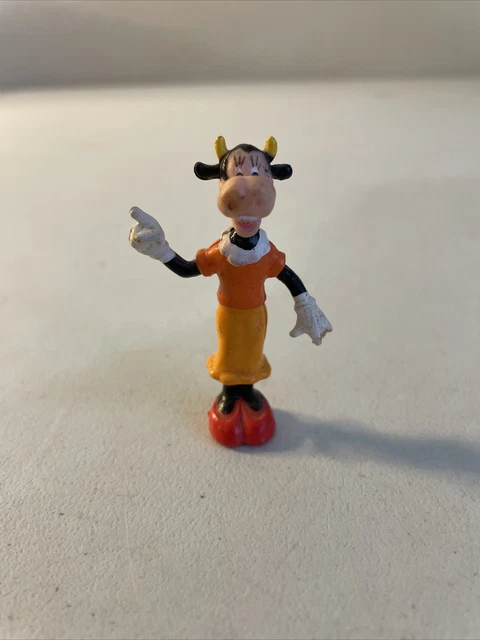 Vintage Disney 2" Clarabel Cow PVC Figure / Cake Topper