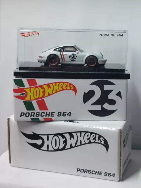 Hot wheels 1/64 🇨🇵 RLC  2023 Porsche 964 "mexico Convention" Édition Limitée