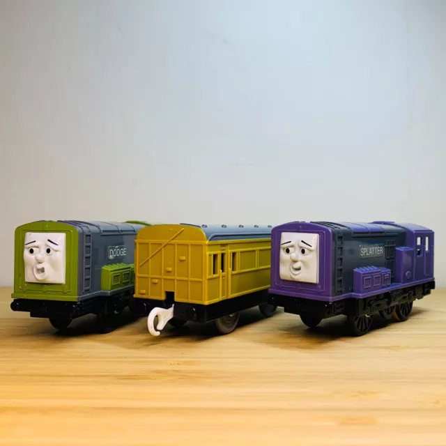 Dodge & Splatter - Thomas & Friends Trackmaster Motorised Railway Trains TOMY