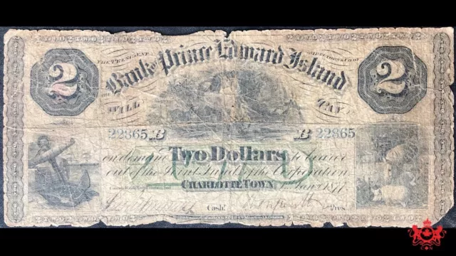 1877 Prince Edward Island $2,865 - G/VG - 600-12-08