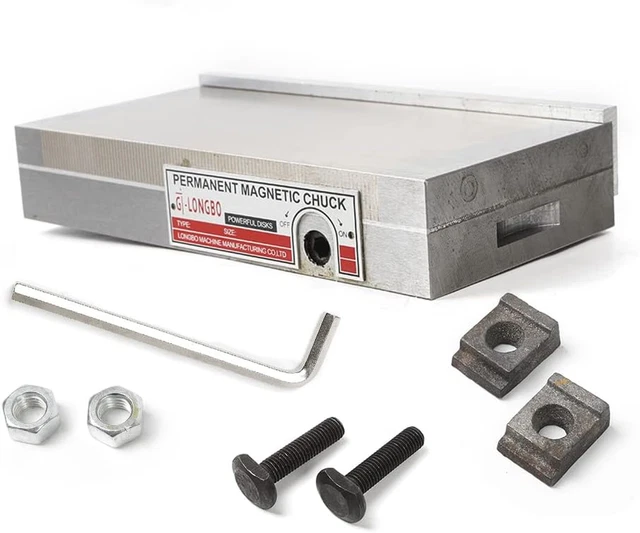 5X10 Inch Surface Grinder Permanent Magnetic Chuck Powerful Magnetic Squares for