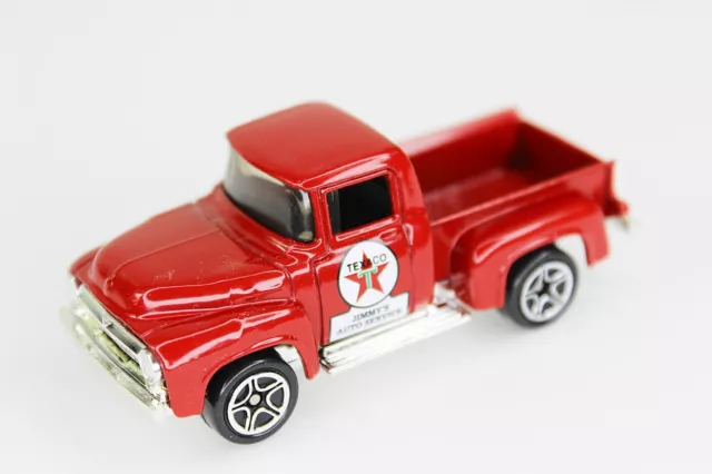 Matchbox Texaco 1956 Ford Pick Up Truck Hot Rod 1:65 Scale Red NICE