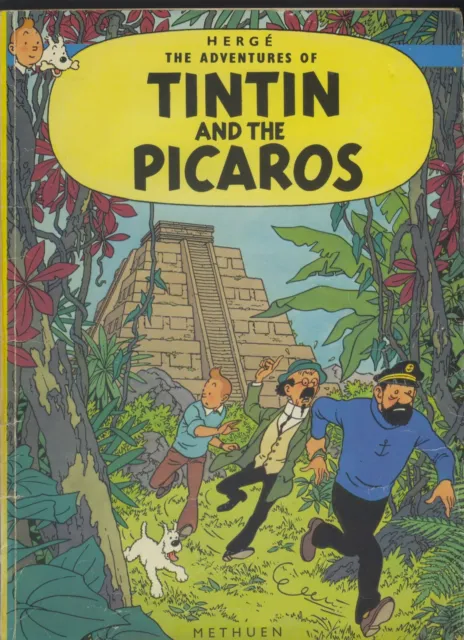 HERGE THE ADVENTURES OF TINTIN AND THE PICAROS Pub, 1977 METHUEN