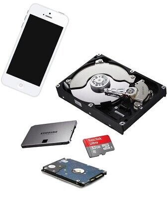 Data Recovery for Hard Drives,SSDs, USBs, SD Cards, Tablets & Cellphones