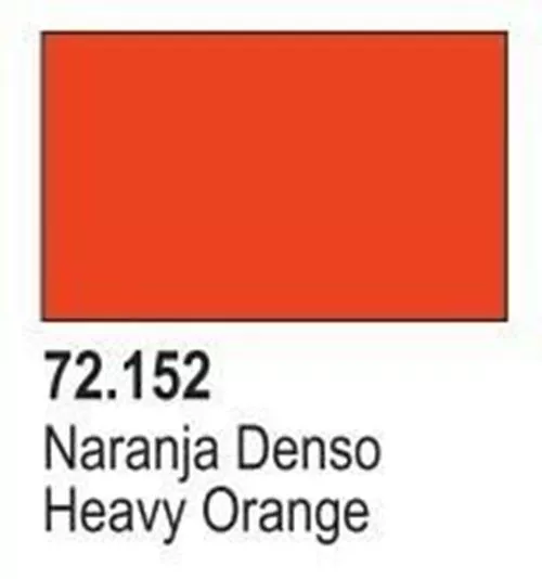 Vallejo Paint 17ml Bottle Heavy Orange Opaque Game Color