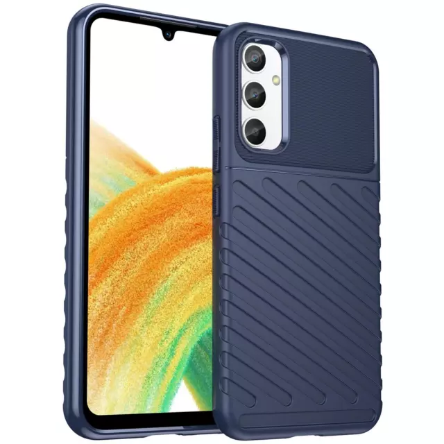 Etui Coque Blindé pour Samsung Galaxy A34 5G Silicone Slim Housse Étui Matt