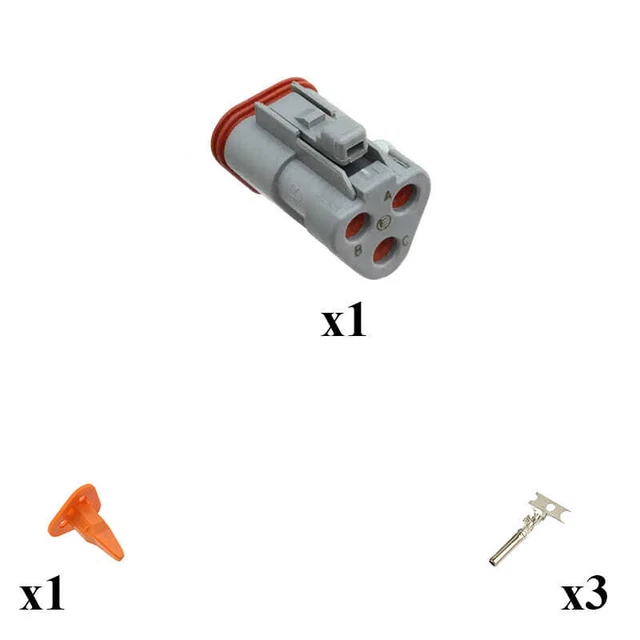 Kit Assortiment De Connecteurs Electriques Automobile étanche 4 Pôles - 18 Pcs