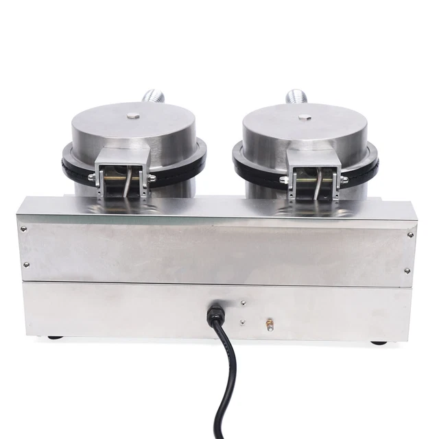 KuKoo - Piastra Elettrica Per Waffle Professionale Doppia Per Cialde Con Timer E Temperatura Regolabile 50 250 C 1000w 88453999 - Foto 5