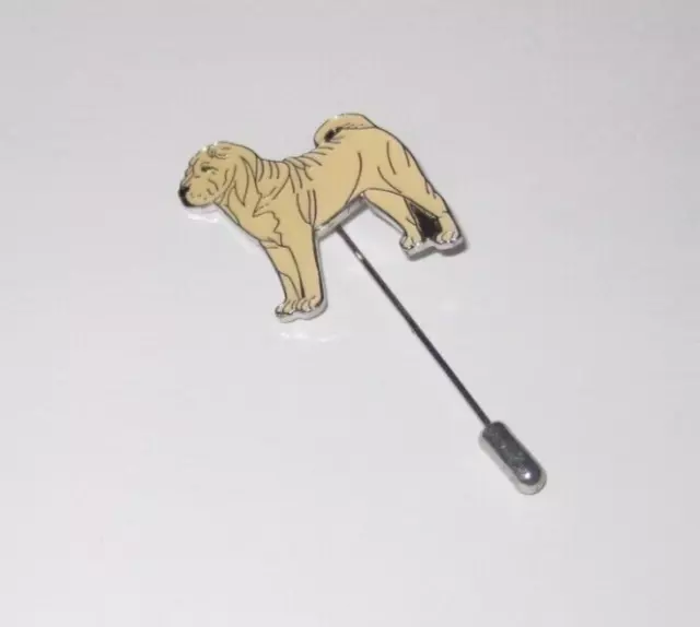 shar pei Enamel Puppy Dog long Pin