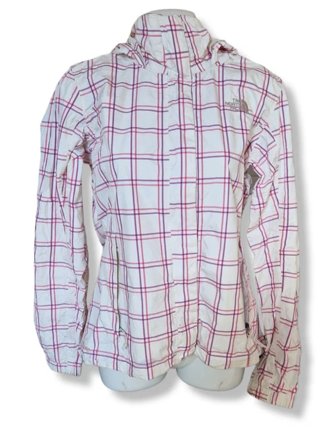 The North Face Hyvent Anorak Rain Coat Women's Small Multicoloured Nylon Striped