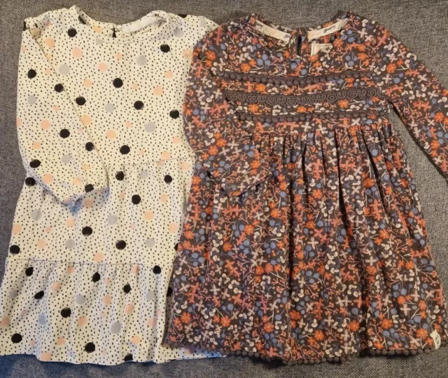 Pacchetto abiti maglia bambina 12-18 mesi coniglio floreale a macchie bianco marino 359