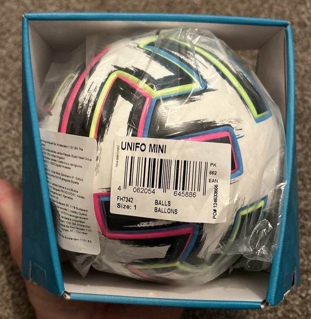 ADIDAS UNIFORIA MATCH Soccer Football Ball REPLICA MINI UEFA