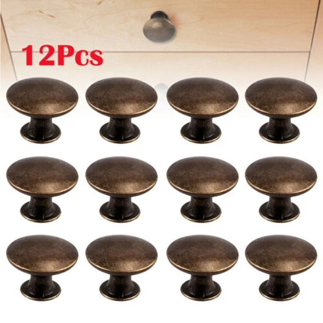 Perillas de cajón manijas cocina individual vintage 12 piezas perno de gabinete antiguo