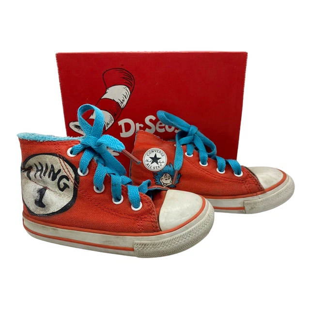CONVERSE DR SUESS Cat In The Hat THING 1 THING 2 Athletic Rare