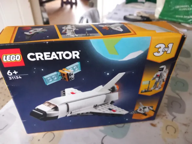 LEGO Creator Space Shuttle 144 Piece 3-in-1 Construction Set 31134 for Ages 6+