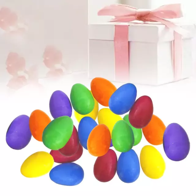 24Pcs Empty Easter Eggs Home Decoration Colorful for Filling Treats Party Favors