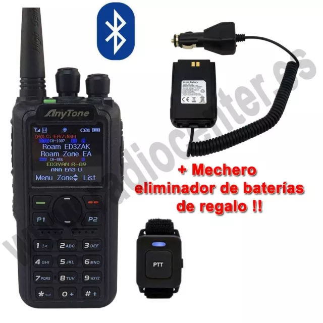 At-D878Uv Ii Plus Anytone Dmr Con Bluetooth