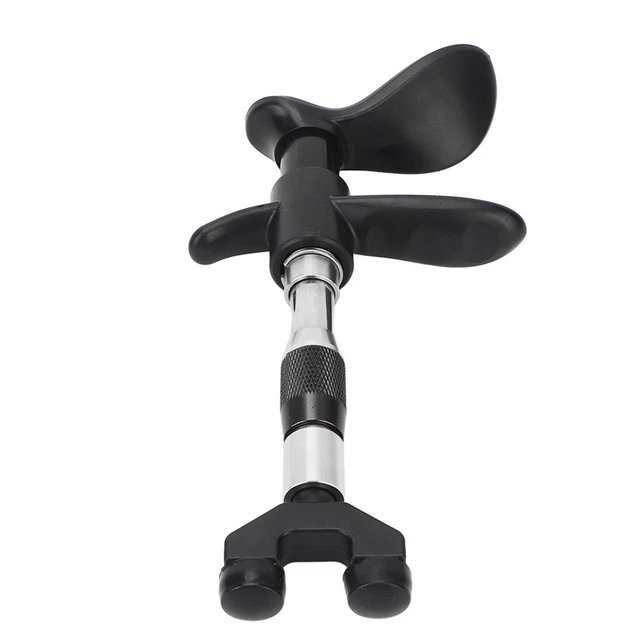 (Black)Manual Chiropractic Adjuster 10 Gear 4 Heads Joint Relief Physical BT0