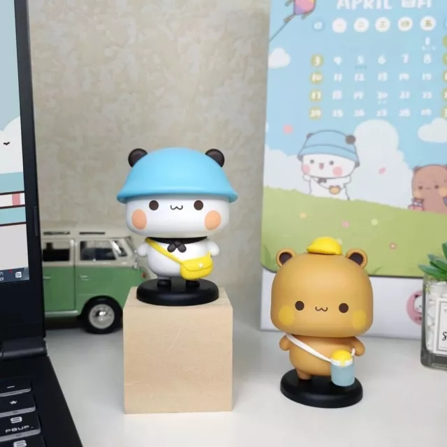 MITAO PANDA Bubu Dudu Cute Sweet Couple Figure Desktop Deco Toy Birthday Gift