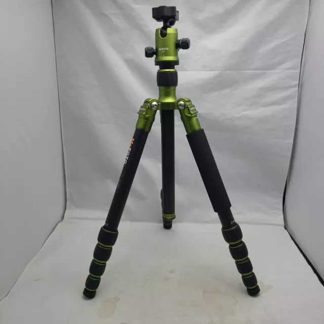 MeFOTO C1350 RoadTrip Travel Tripod Green With Q1 Head