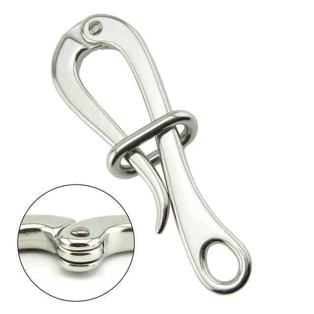 Perno A Sgancio Rapido In Acciaio Inossidabile 316 Da 4 Pezzi Per Cerniera Del Ponte Superiore Del Tendalino Della Barca 6351 Mm 88889229
