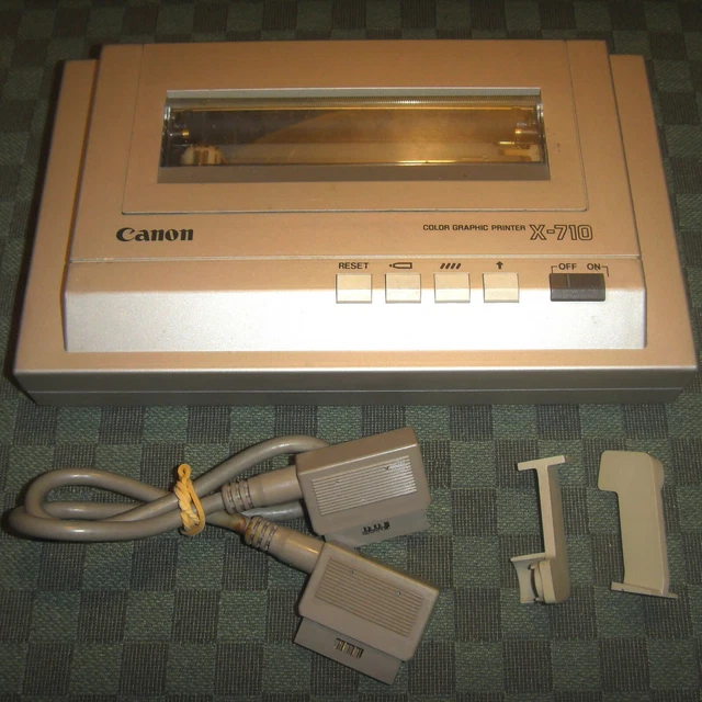 Imprimante Canon X-07 Vintage 1983 Pour Ordinateur Portable X-07 Et X-710