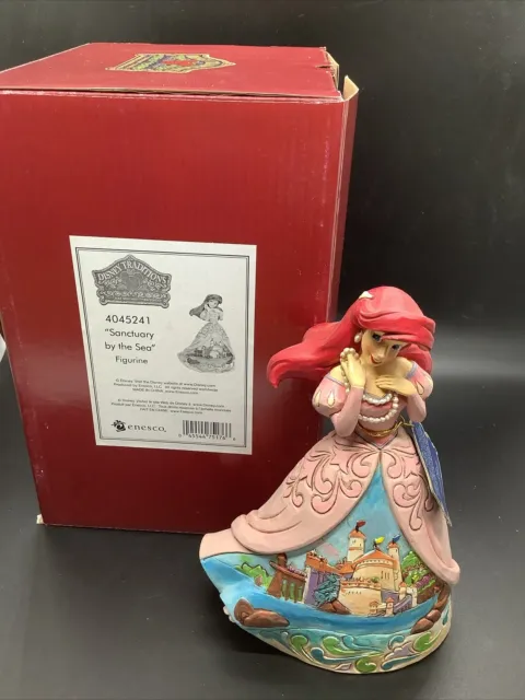 Disney Traditions Jim Shore Figure Showcase Little Mermaid Sanctuary By The Sea